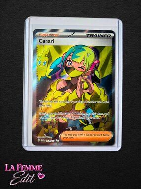 Pokemon Card Canari 257/217 Secret Rare Full Art Trainer